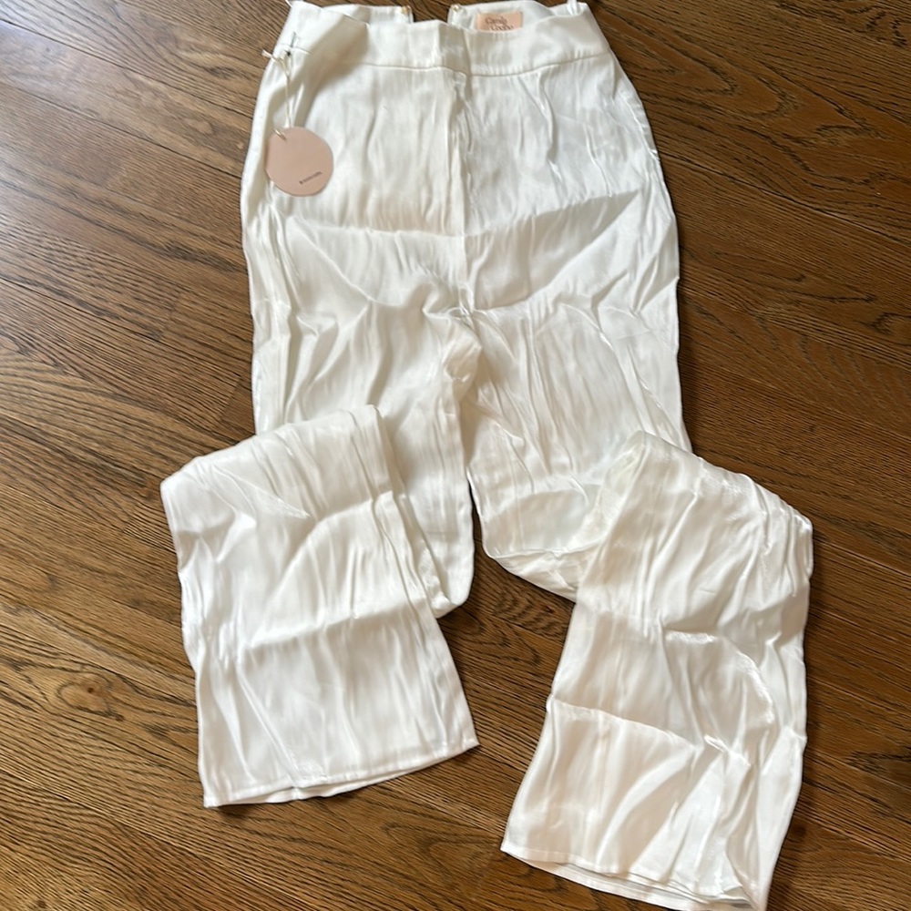 Camila Coelho White Trousers